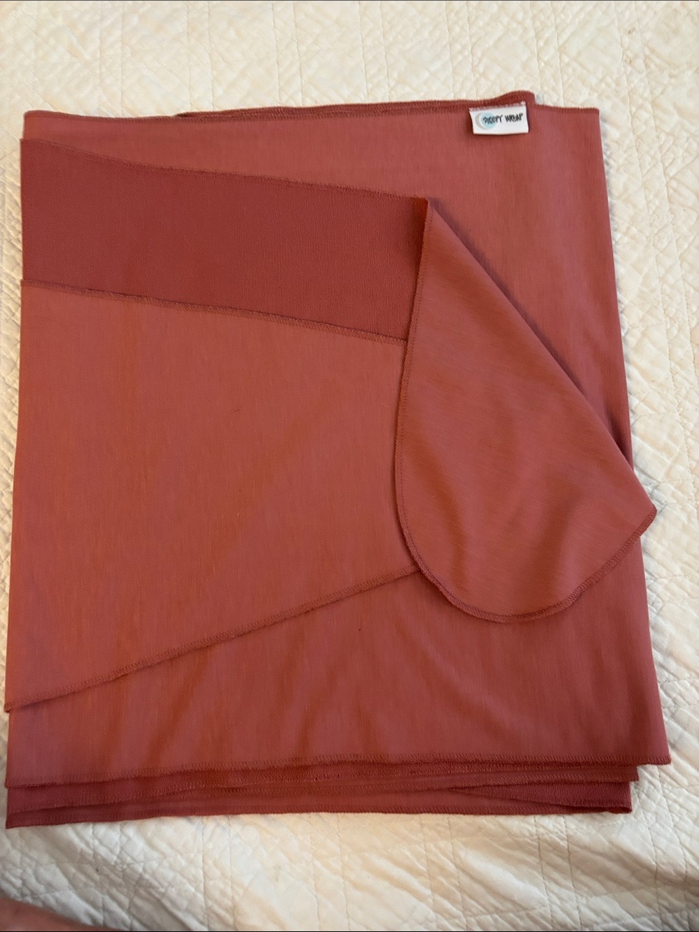 Swaddle Dark Dusty Rose Kids Blanket by Sleepy Wrap.